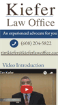 Mobile Screenshot of kieferlawoffice.com